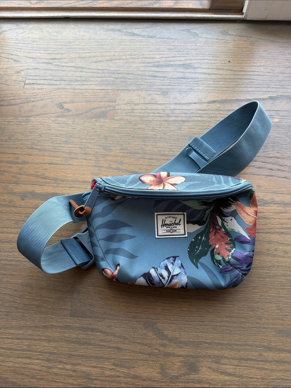 Herschel Supply Co. Blue Floral Waist Bag